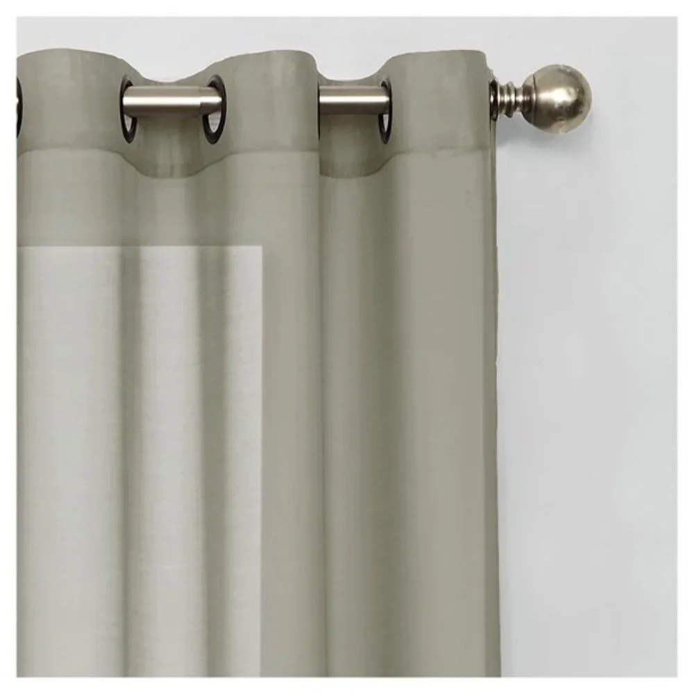 ECLIPSE Liberty Sage Green Light Filtering Sheer Curtain Panel 52 x 95 NEW NWT